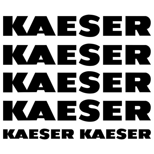 Kaeser aufkleber sticker - kaeser,