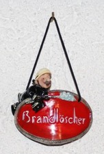 Flaschenschild Feuerwehrmann