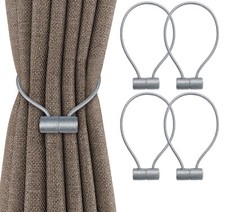 4 Stück Vorhang Raffhalter Magnetische Gardinen Stark Halter Magnetverschluss DE