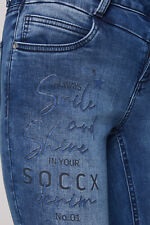 SOCCX Damen Jeans Mi:RA Jogg