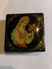 Russische Pappmasche Dose mit