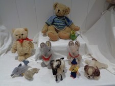 Steiff, 10-teiliges Konvolut mit Steiff und anderen Tieren, anschauen lohnt! (1)