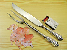 gr. Geflügel Tranchierbesteck rostfr. Klg. WMF 900 Fächermuster 90g vers. *0051j