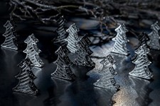 1 Stück Metallform Tanne mit