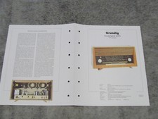 Schaltplan für Röhrenradio Radio Grundig 4095 von 1956 Rundfunkmuseum