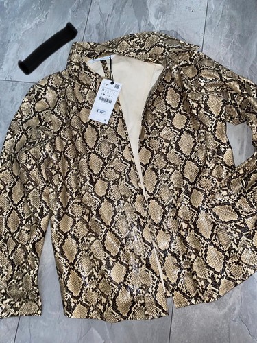 Zara damen kunstlederjacke - zara,