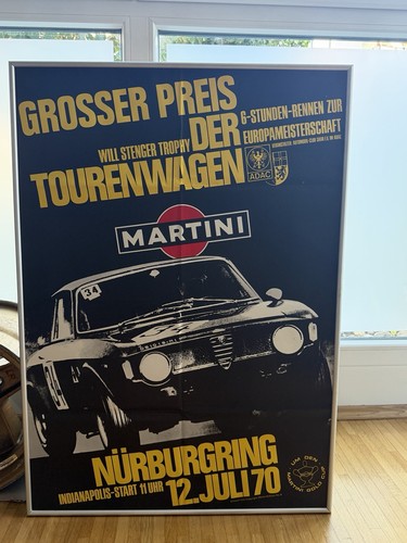 Original plakat nürburgring - original,