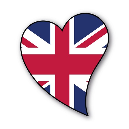 Union jack herz sticker - union,