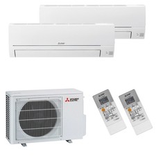 Mitsubishi Electric Klimaanlage Basic Wandgerät Multisplit 2,5kW + 3,5 kW A++/A+