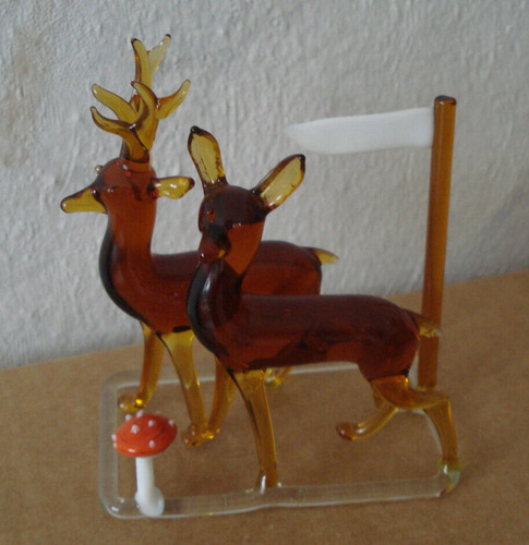 Art decó glasfigur - decó,