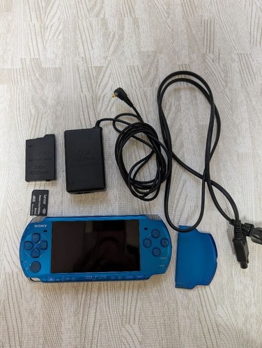Sony psp 3000 vibrant - psp-3000, blue