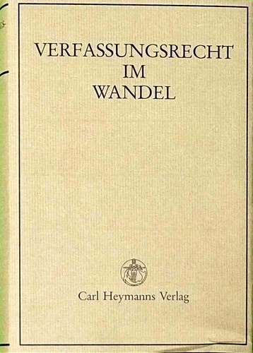 Verfassungsrecht wandel - im,