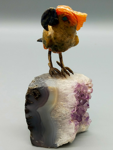 Edle edelstein vogelfigur auf - edle,