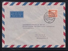 Berlin 50 auf Brief Luftpost