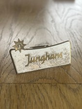 Junghans Uhr Schild Aufsteller