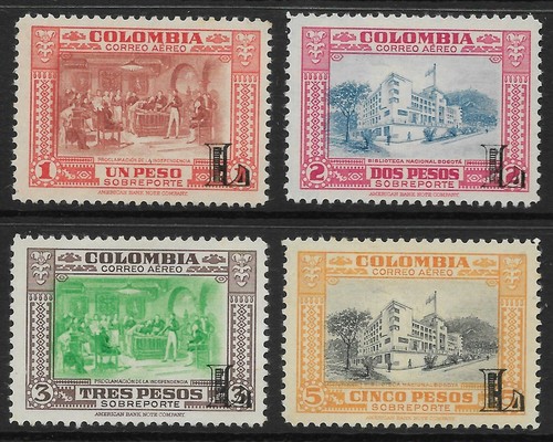 Stamps colombia lansa - stamps-colombia-lansa., 1951