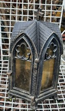 Grablicht dezent 32 cm hoch, 16 cm , 5 eckig, 