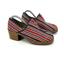 70er Vintage Schuhe Denim