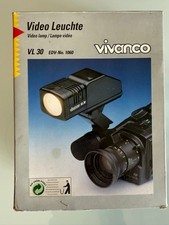 Vivanco Video Leuchte VL 30 – Kamera Videolampe – Nagelneu !!