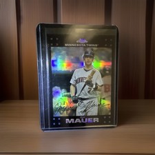 2007 topps chrome joe mauer - topps,
