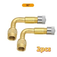 2x Ventilverlängerung 90 Grad Eckventil Winkelventil Reifenventil Adapter