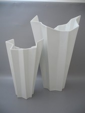 Hutschenreuther 2 Faltenvasen