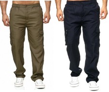 Herren Cargo Hose  Stoffhose