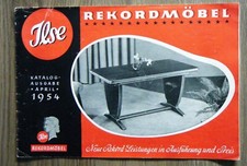 Katalog Ilse Rekordmöbel April 1954 Möbel Tische Kacheltische Lampentisch