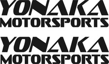 2x YONAKA Motorsport Aufkleber