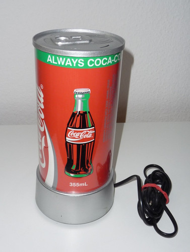 Vintage coca cola tischlampe - vintage,