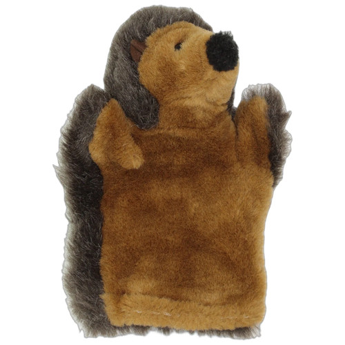 Igel handpuppe braun - 25, cm