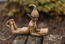 Elfen-Gartenfiguren –  Weihnachtsdekoration, Elfenstatue,  Gartenornamente