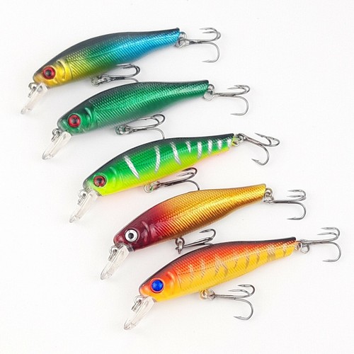 5er set wobbler 5cm spinn - wobbler, 8,5cm