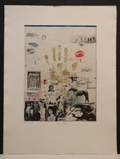 Pravoslav Sovak (1926-2022) Abstrakte Komposition mit Pferd - Radierung - 6/149