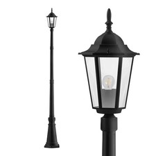 Led mastleuchte e27 schwarz - mastleuchte,