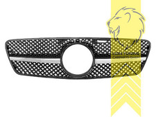 Sportgrill Kühlergrill für Mercedes Benz W203 Lim S203 T-Modell C-Klasse schwarz