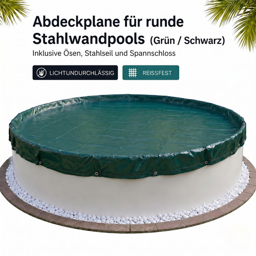 Winterabdeckung poolplane rund - winterabdeckung,