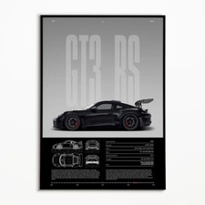 Porsche gt3 poster druck - poster,
