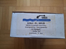 10 x WESA Kugelhahn mit