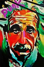 Motiv Albert Einstein Punk