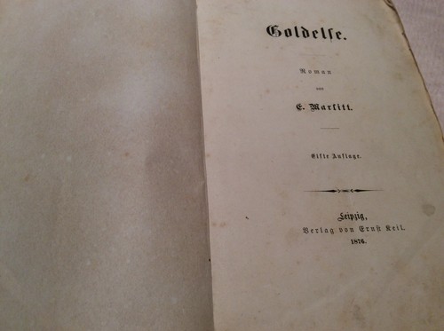 Goldelse martitt 1876 - goldelse,, roman