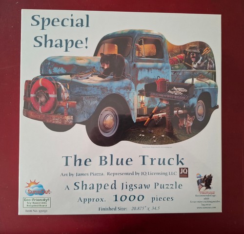 Puzzle the blue - the,
