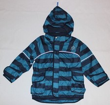 Finkid Leif  NEU Jacke navy-seaport 110/120 Streifen m Sweatjacke zum Einzippen