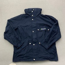 Vintage Fila Herren Jacke Parka Gr. 54 XL Blau mit Kapuze