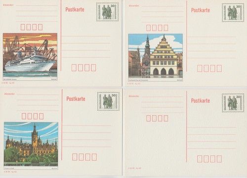 Verschiedene ddr ganzsachen - verschiedene, ddr-ganzsachen