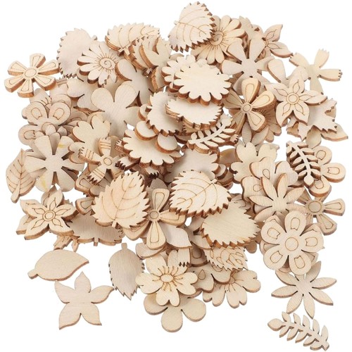 Holz streudeko blumen blätter - holz,