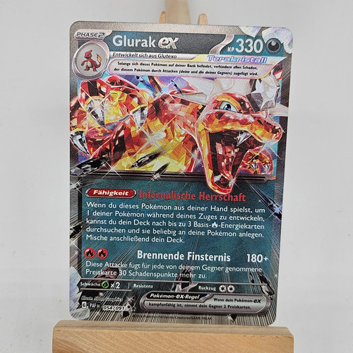 Pokemon karte glurak ex - glurak,
