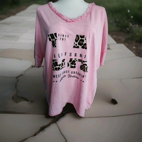 Hübsches shirt rosa fransen - shirt,