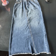 Raey Jeans Rock UK 14 Blue Xl  Maxi