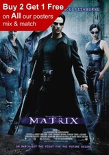 The Matrix 1999 Filmposter A5